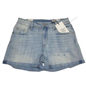 Cosmic Blue Love Light Wash Riptide Jean Shorts 25